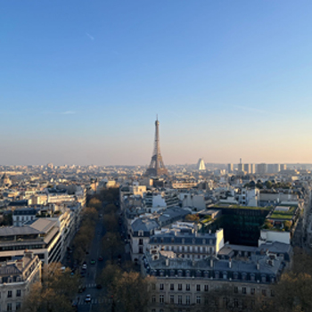 City of Paris in the Spring