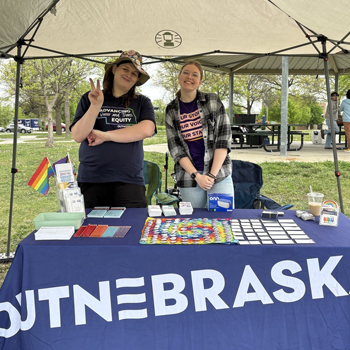 Sports Day Tabling Event with OutNebraska